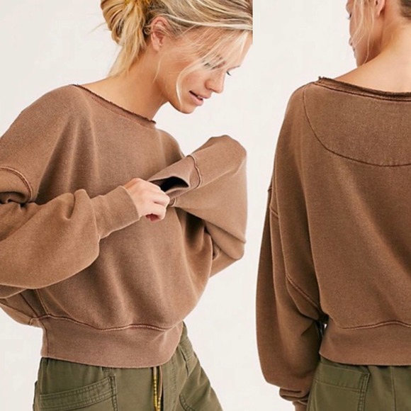 Jojo Pullover Brown Sweatshirt 